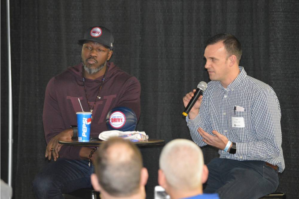 Speaker with Ben Wallace Drive event pt. 2